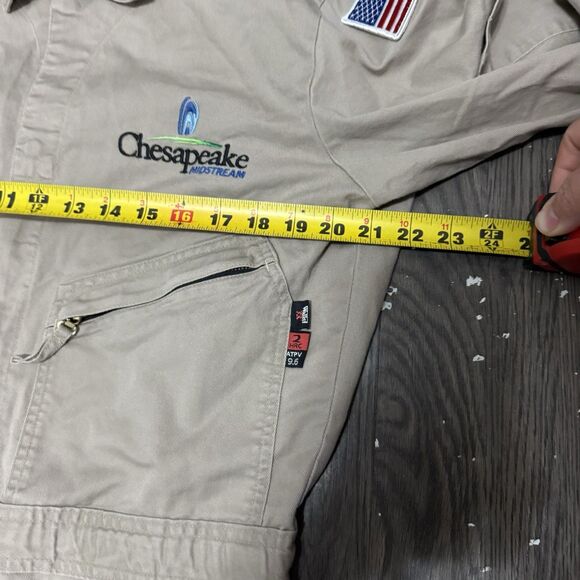 WALLS FR COVERALLS Flame Resistant Work Wear Zippers 40 Tall Chesapeake - Picture 8 of 9
